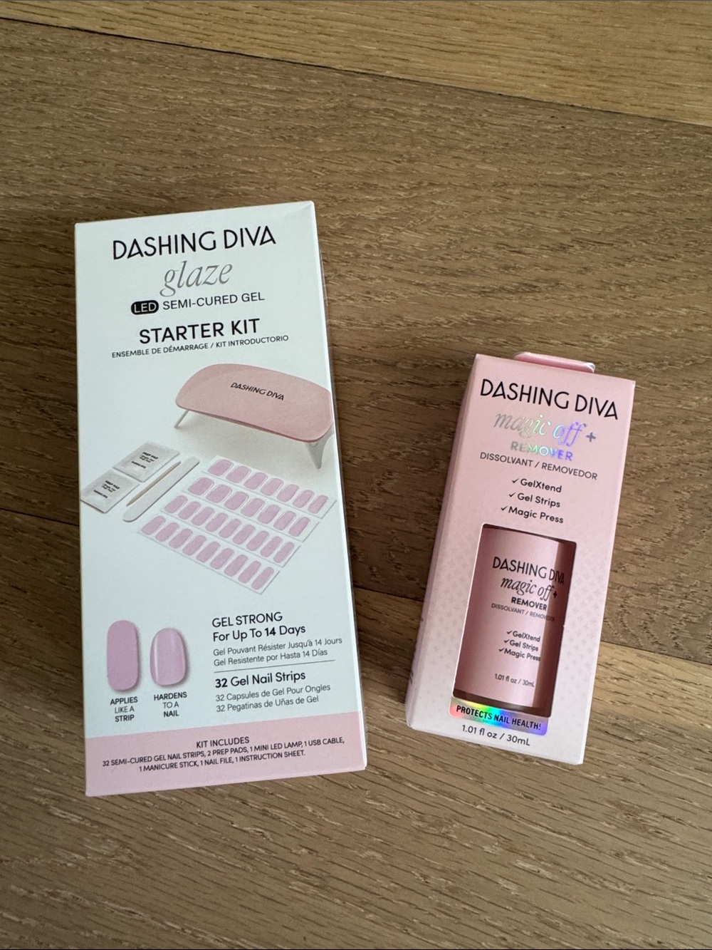 Dashing Diva |LED Semi Cured Gel Starter Kit + Magic Off Remover NEW